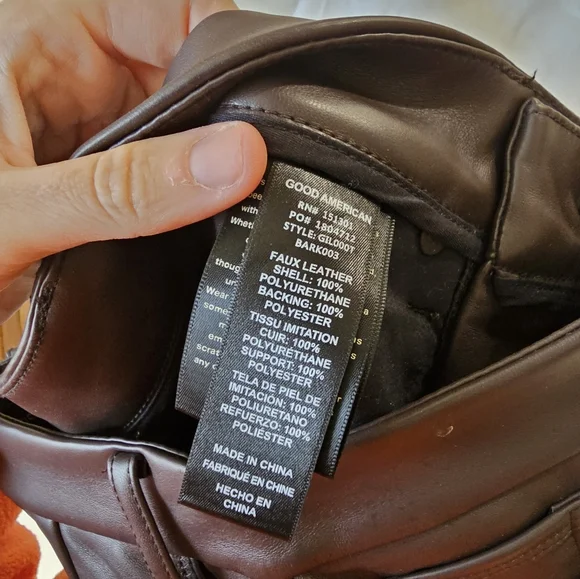 Good American Good Icon Better Than Leather Pants - Picture 14 of 16